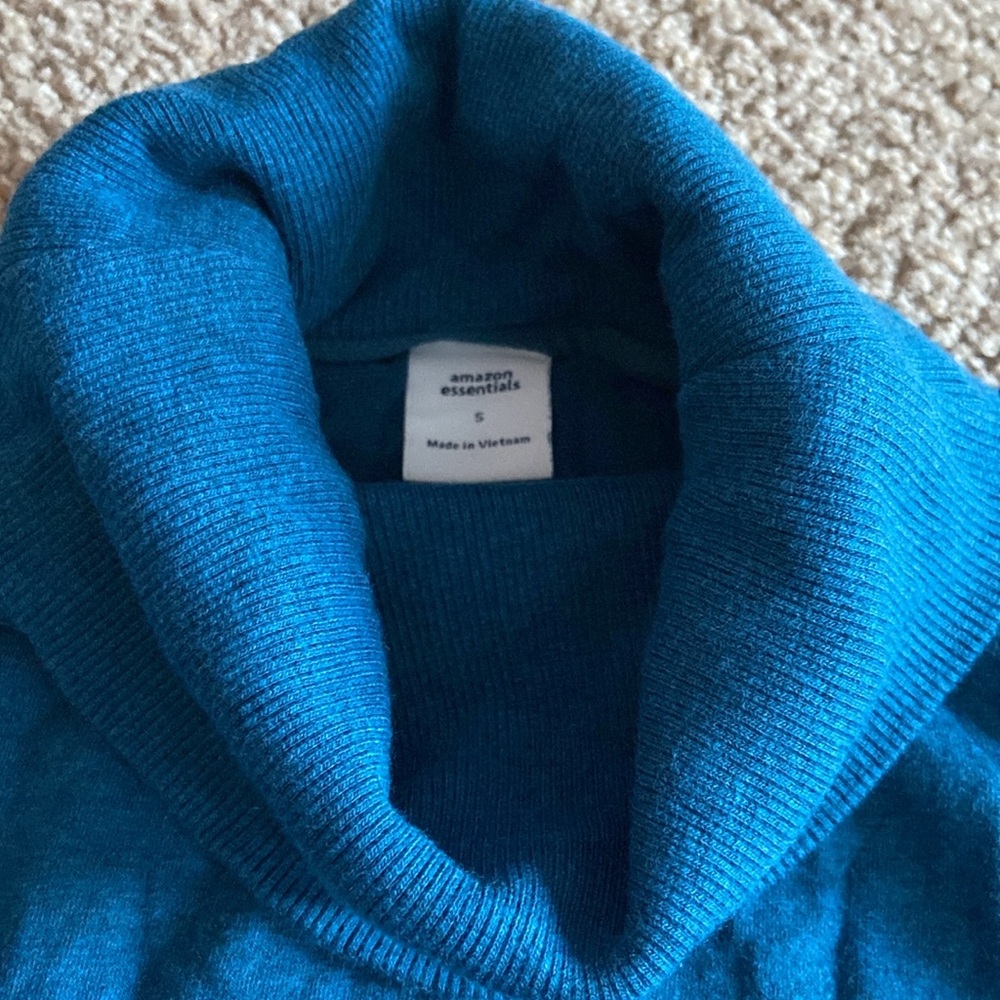 Blue Turtleneck Sweater - Picture 7 of 7
